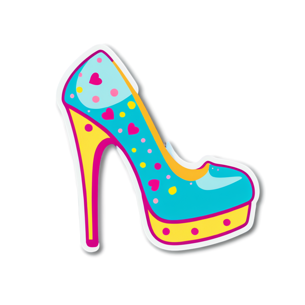 Cute Heel Sticker