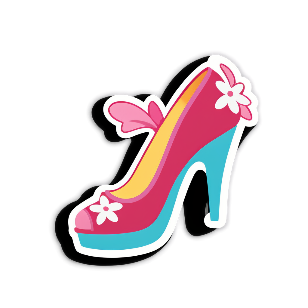 Cute Heel Sticker