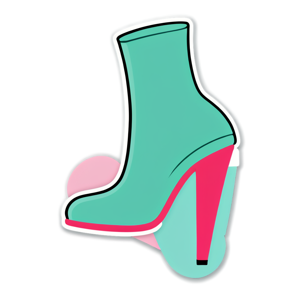 Cute Heel Sticker