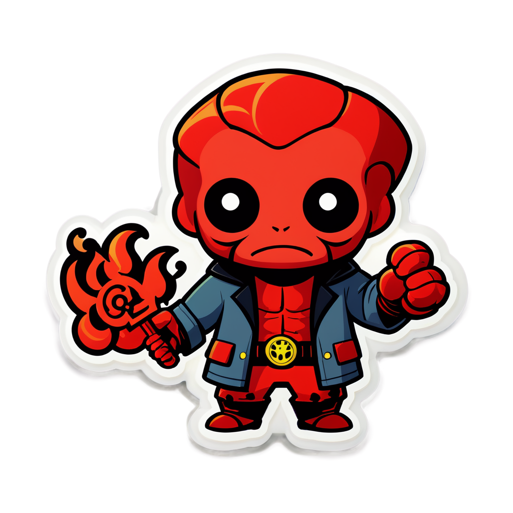 Hellboy Sticker Ideas