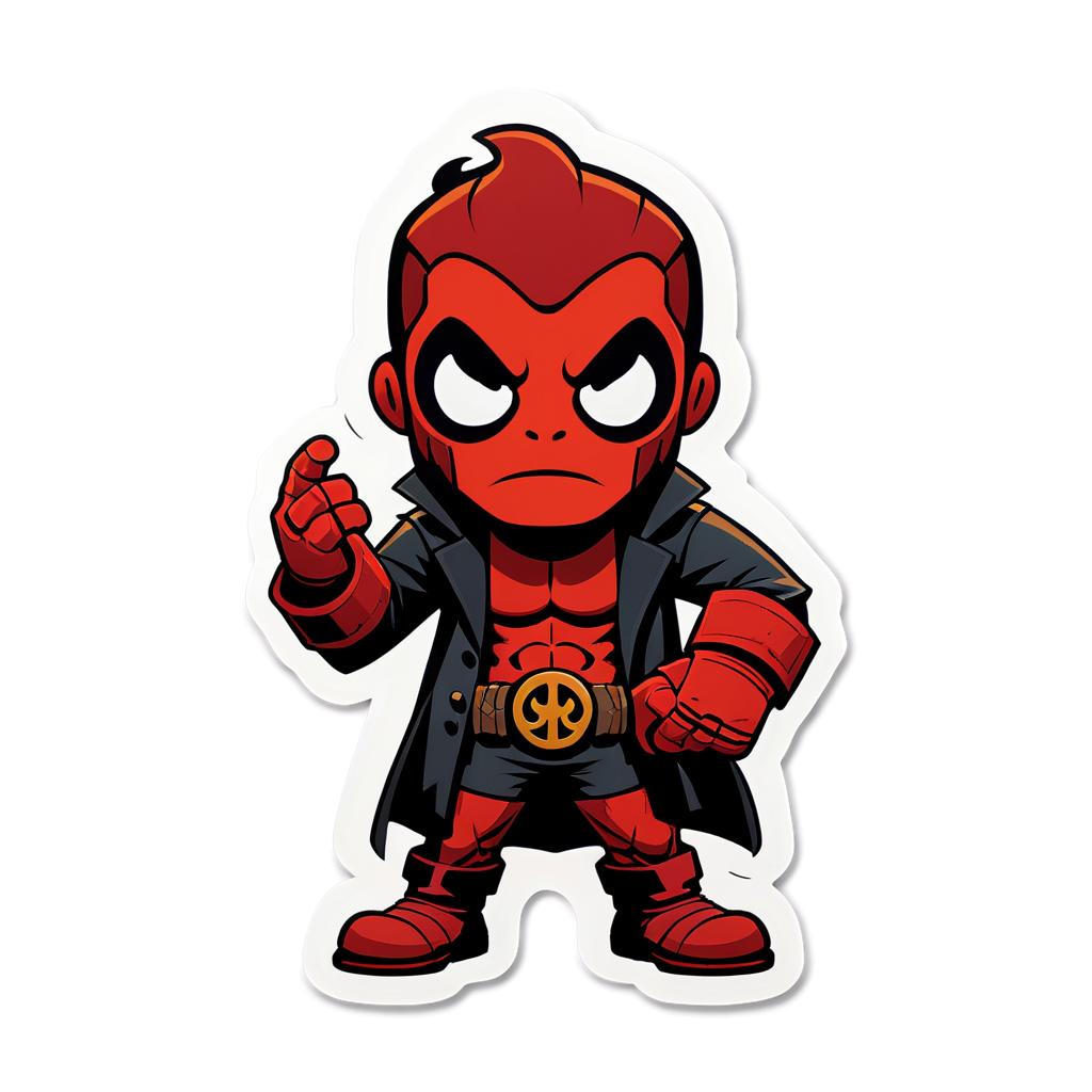 Hellboy Sticker Ideas