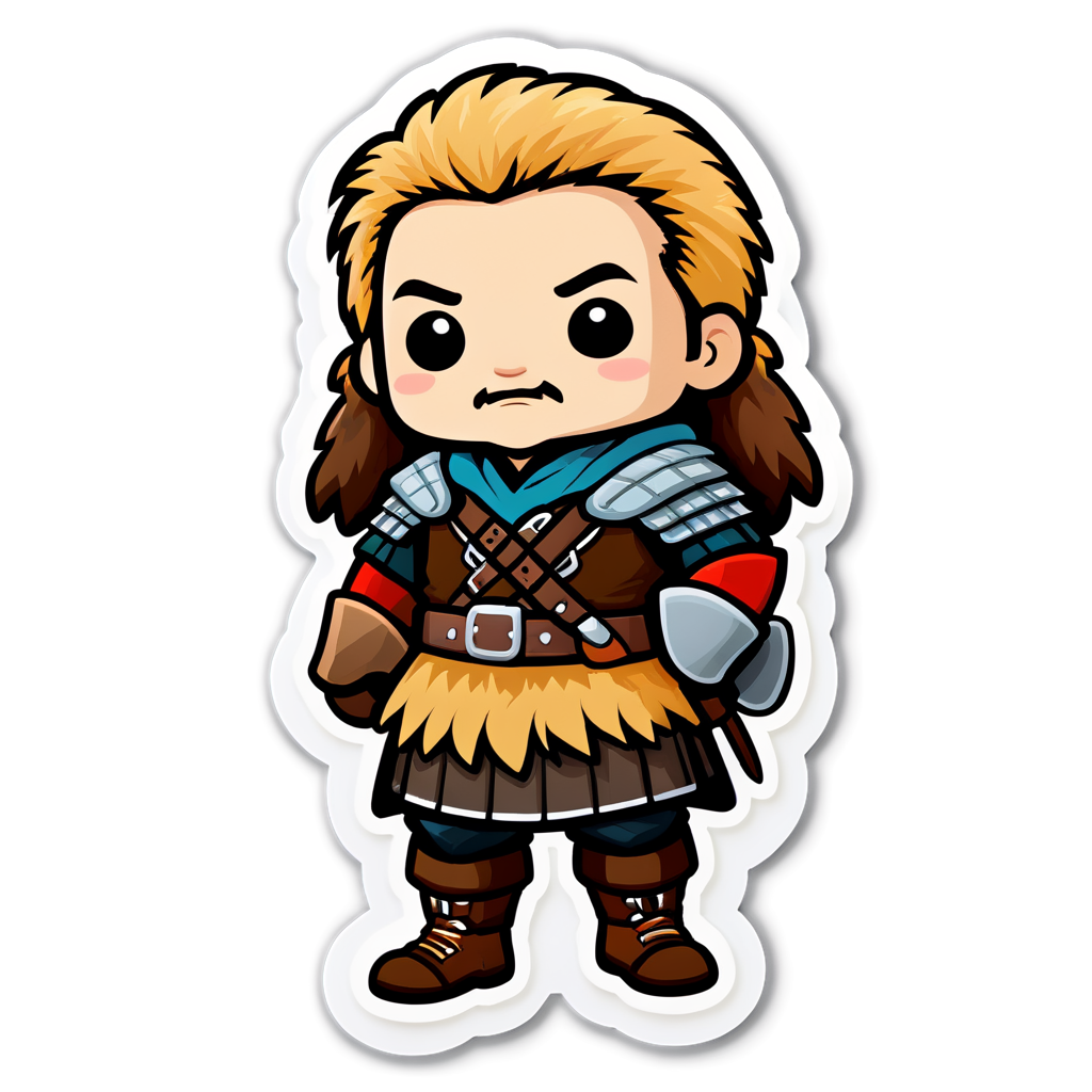 Cute Highlander Sticker