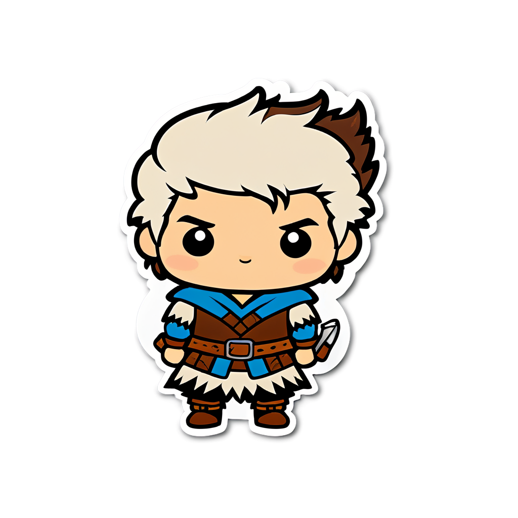 Cute Highlander Sticker