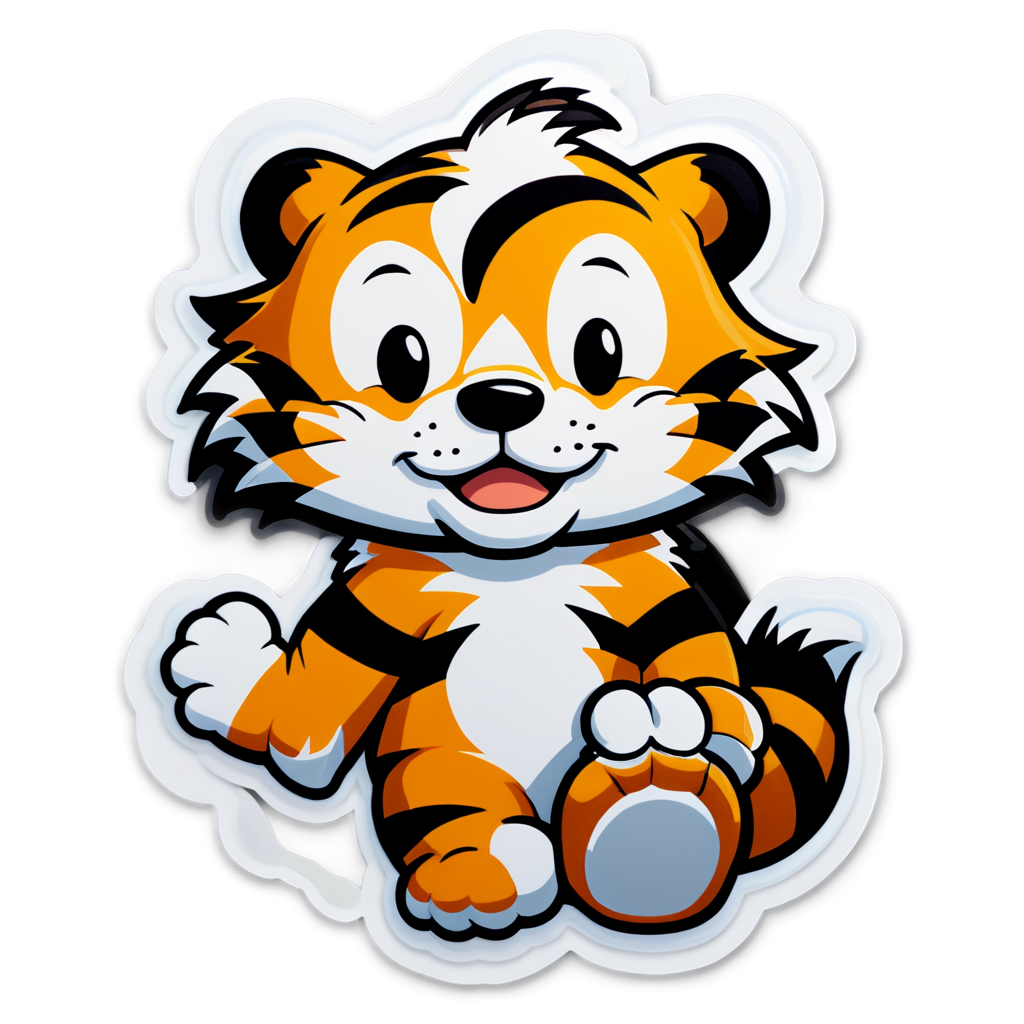 Cute Hobbes Sticker