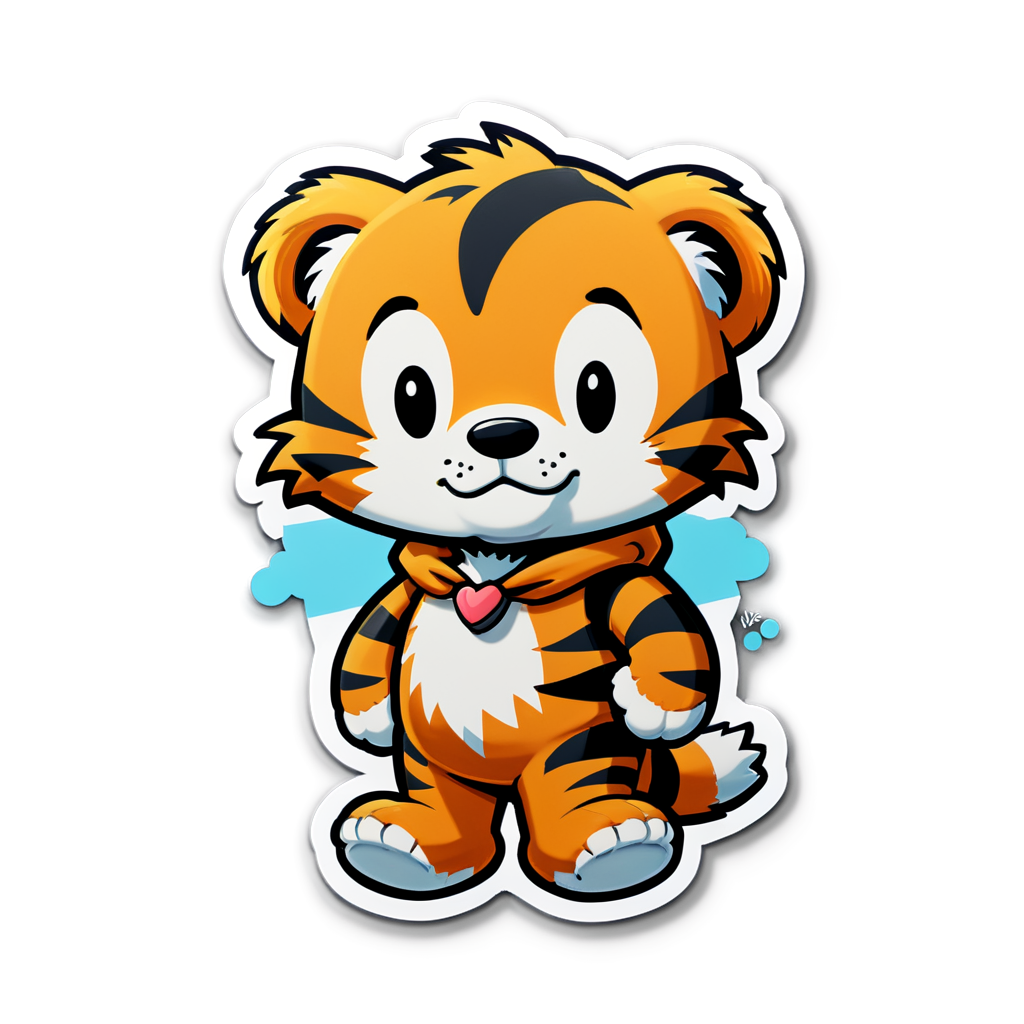 Cute Hobbes Sticker