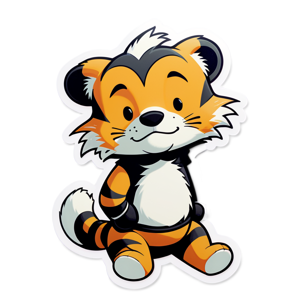 Cute Hobbes Sticker