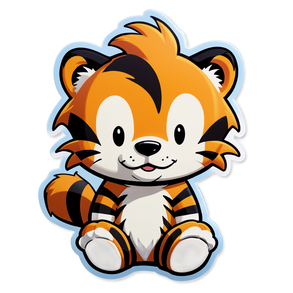 Cute Hobbes Sticker