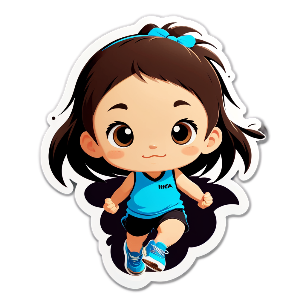 Cute Hoka Sticker