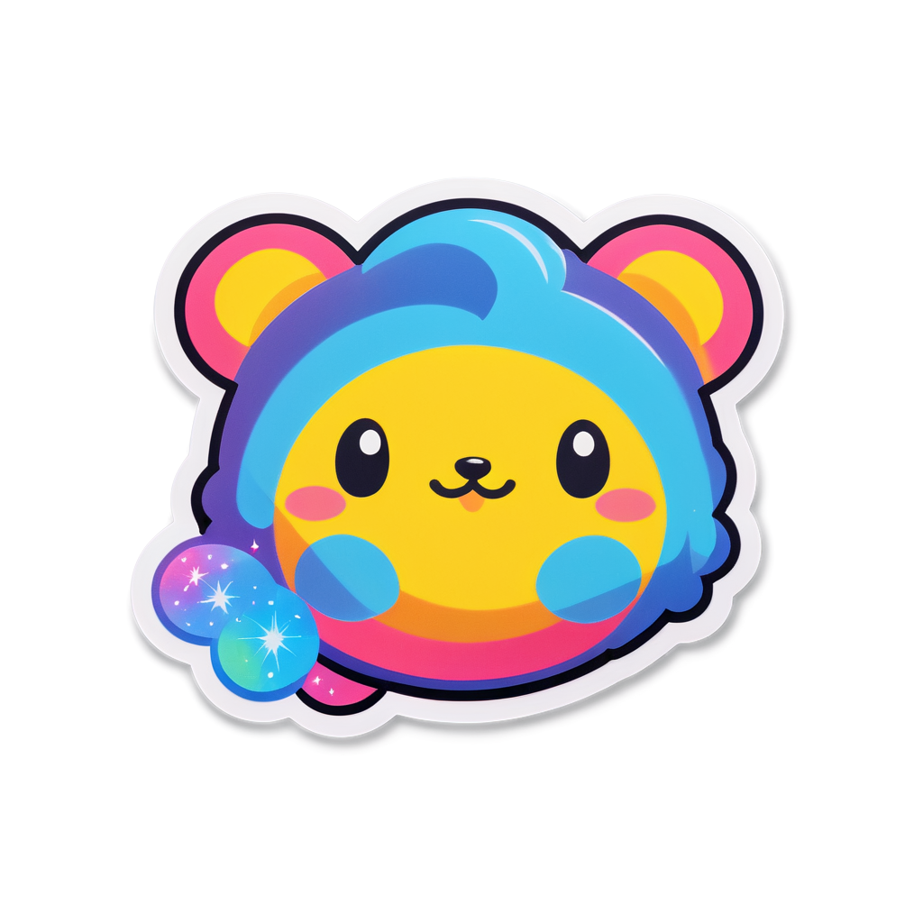 Cute Hologram Sticker