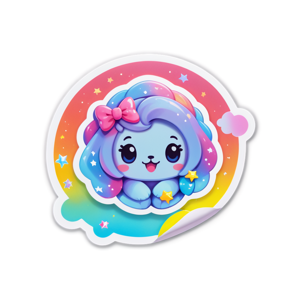 Cute Hologram Sticker