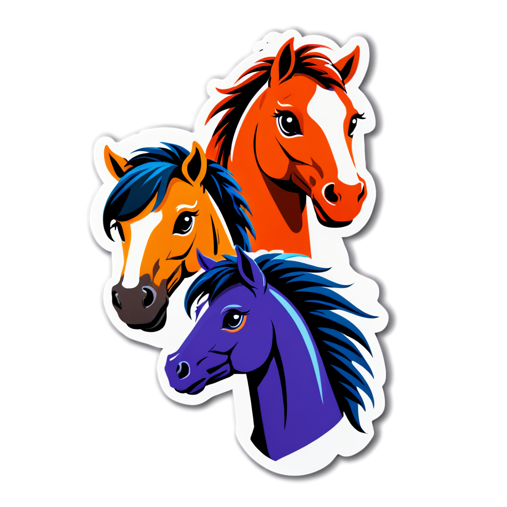 Horseheads Sticker Ideas