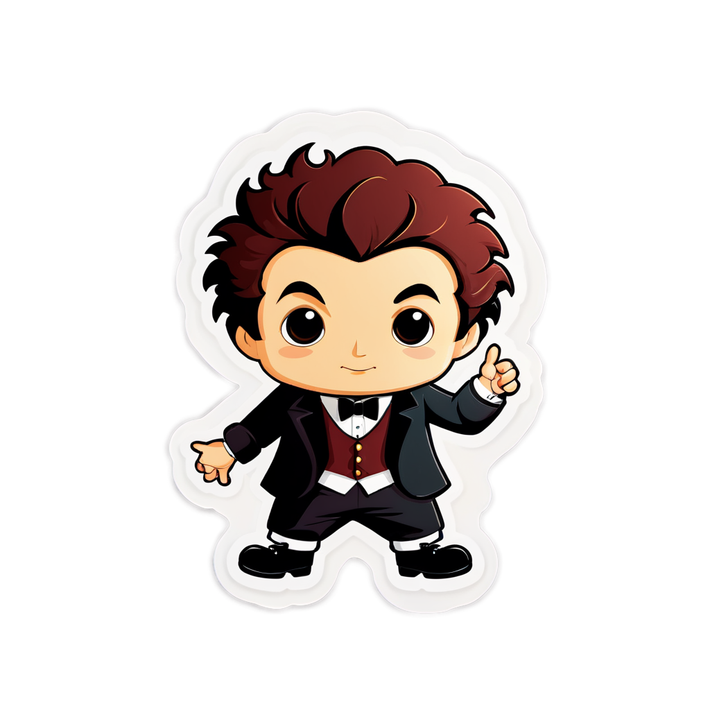 Cute Houdini Sticker