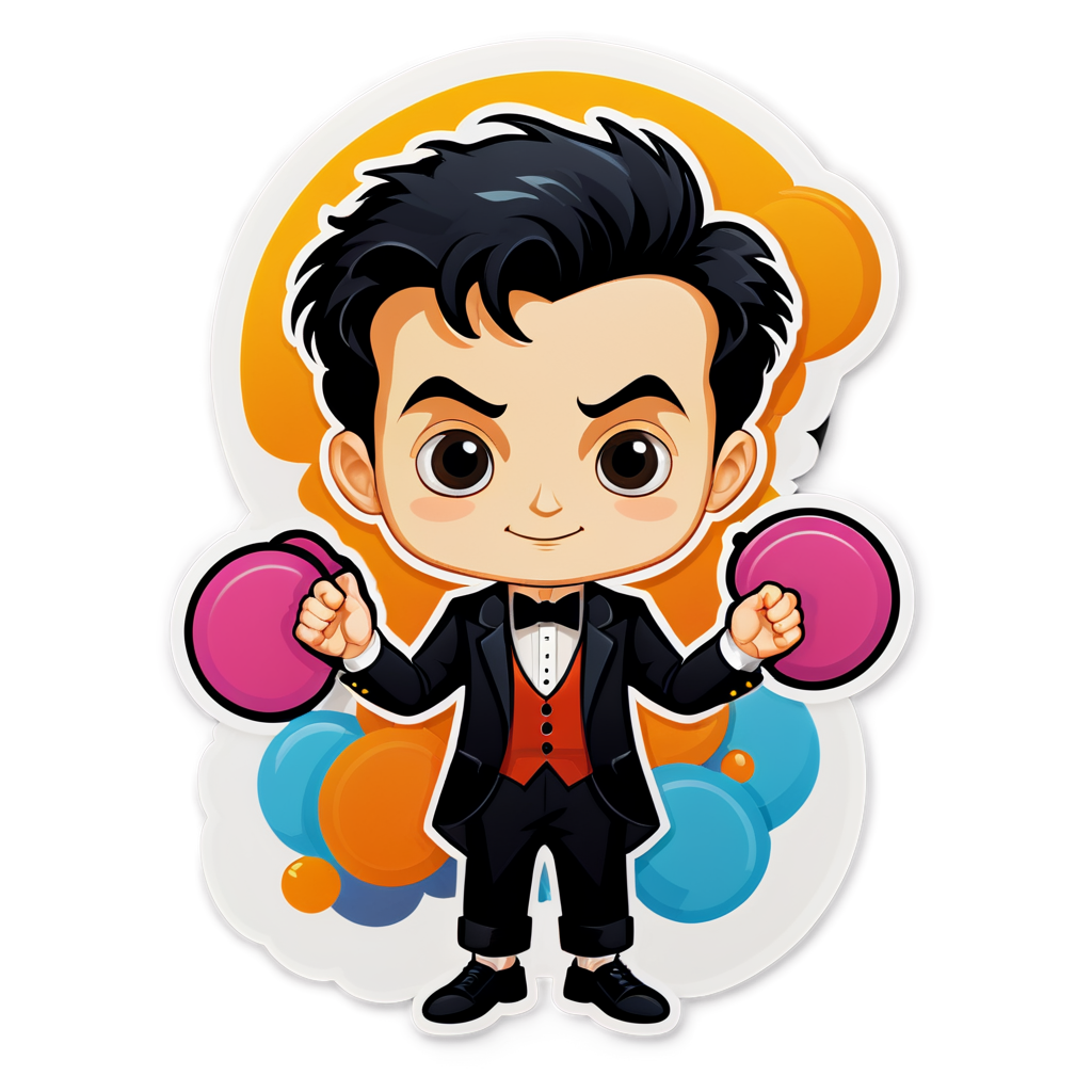 Cute Houdini Sticker