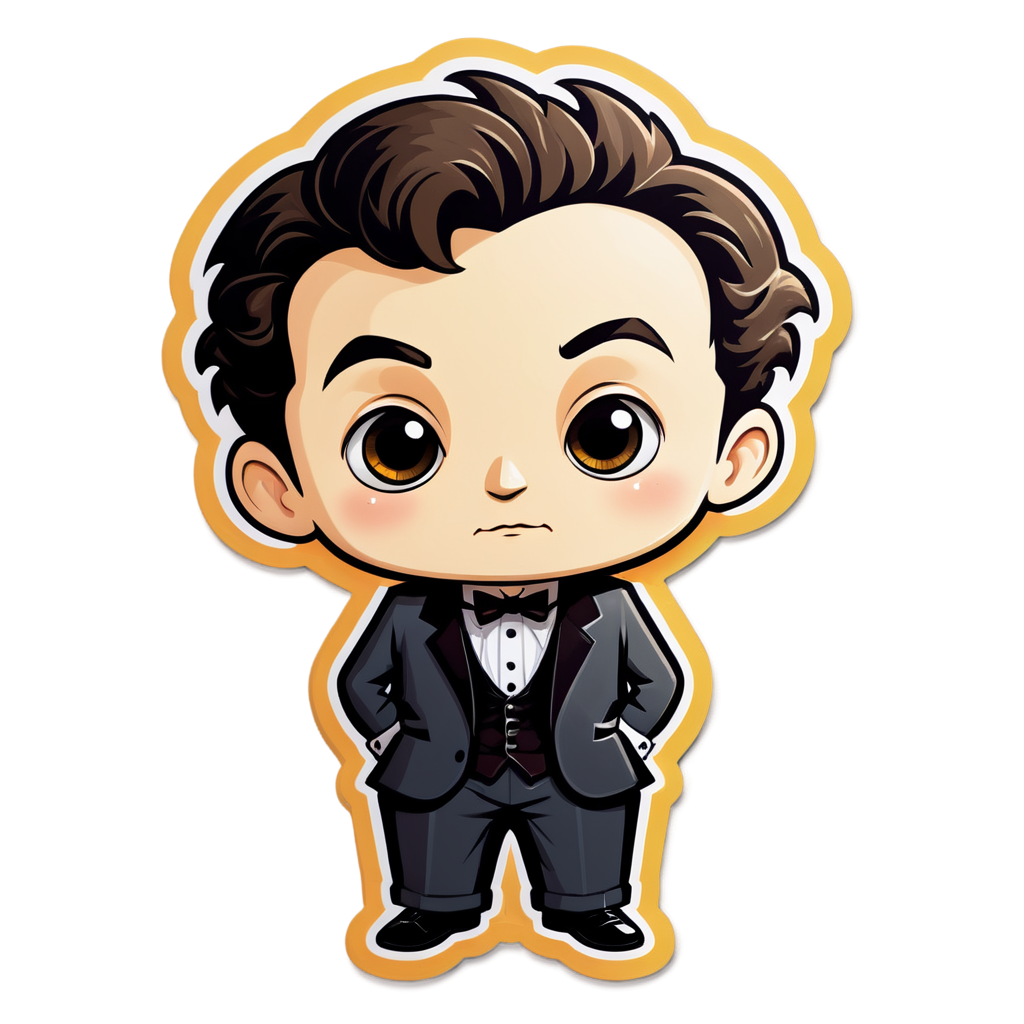 Cute Houdini Sticker