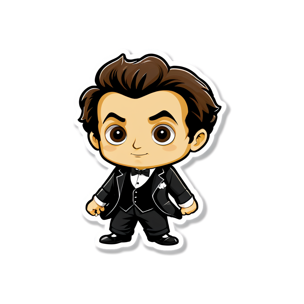 Cute Houdini Sticker