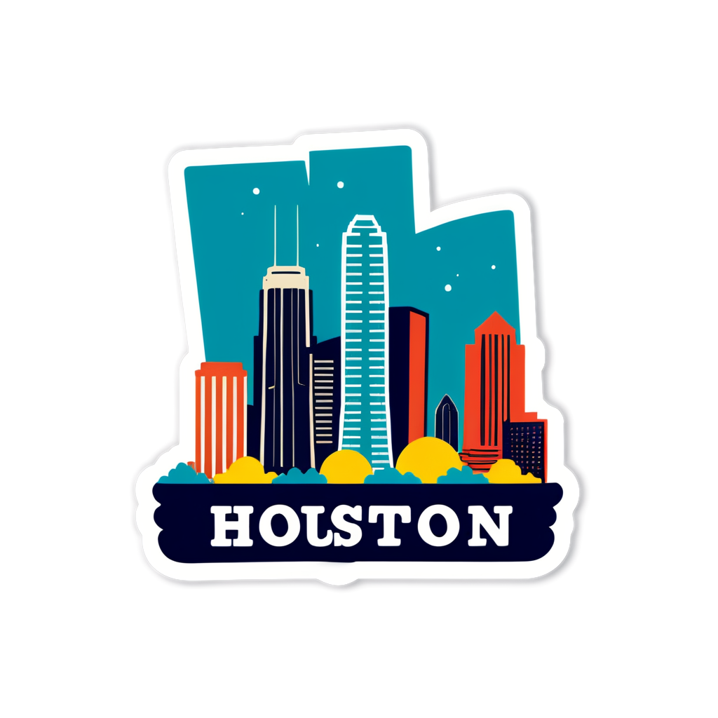 Houston Sticker Ideas