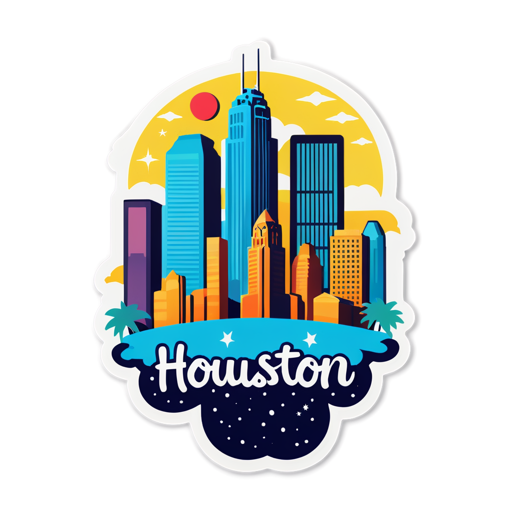 Houston Sticker Ideas