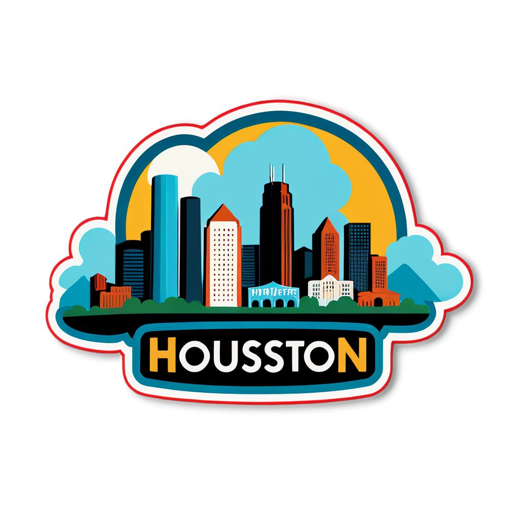 Houston Sticker Ideas