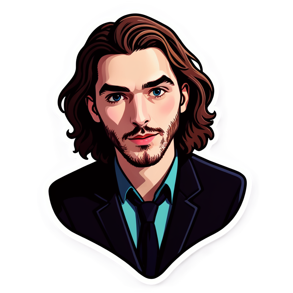 Cute Hozier Sticker