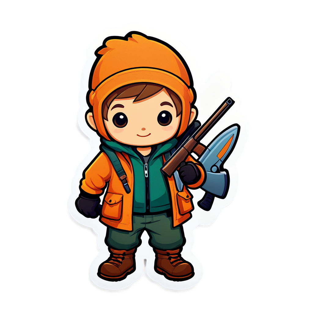 Cute Hunter's Sticker