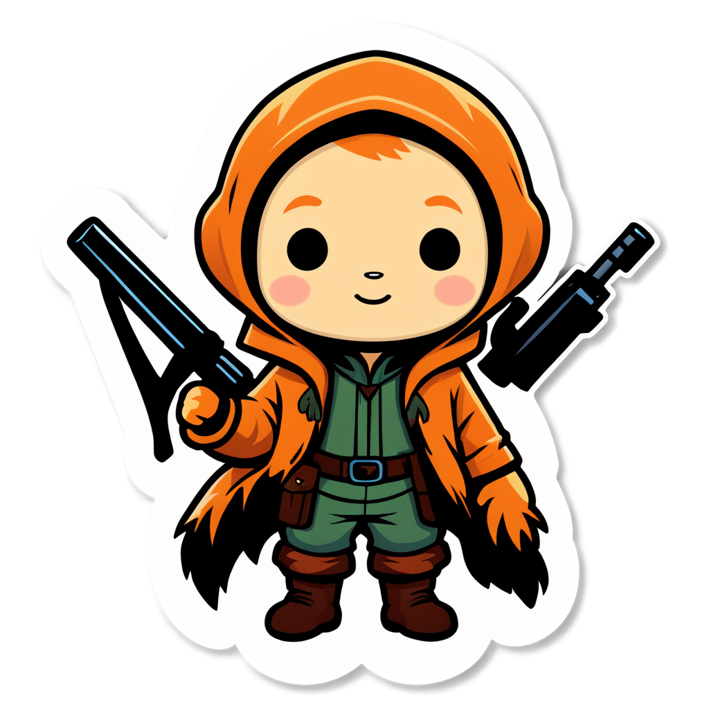 Cute Hunter's Sticker