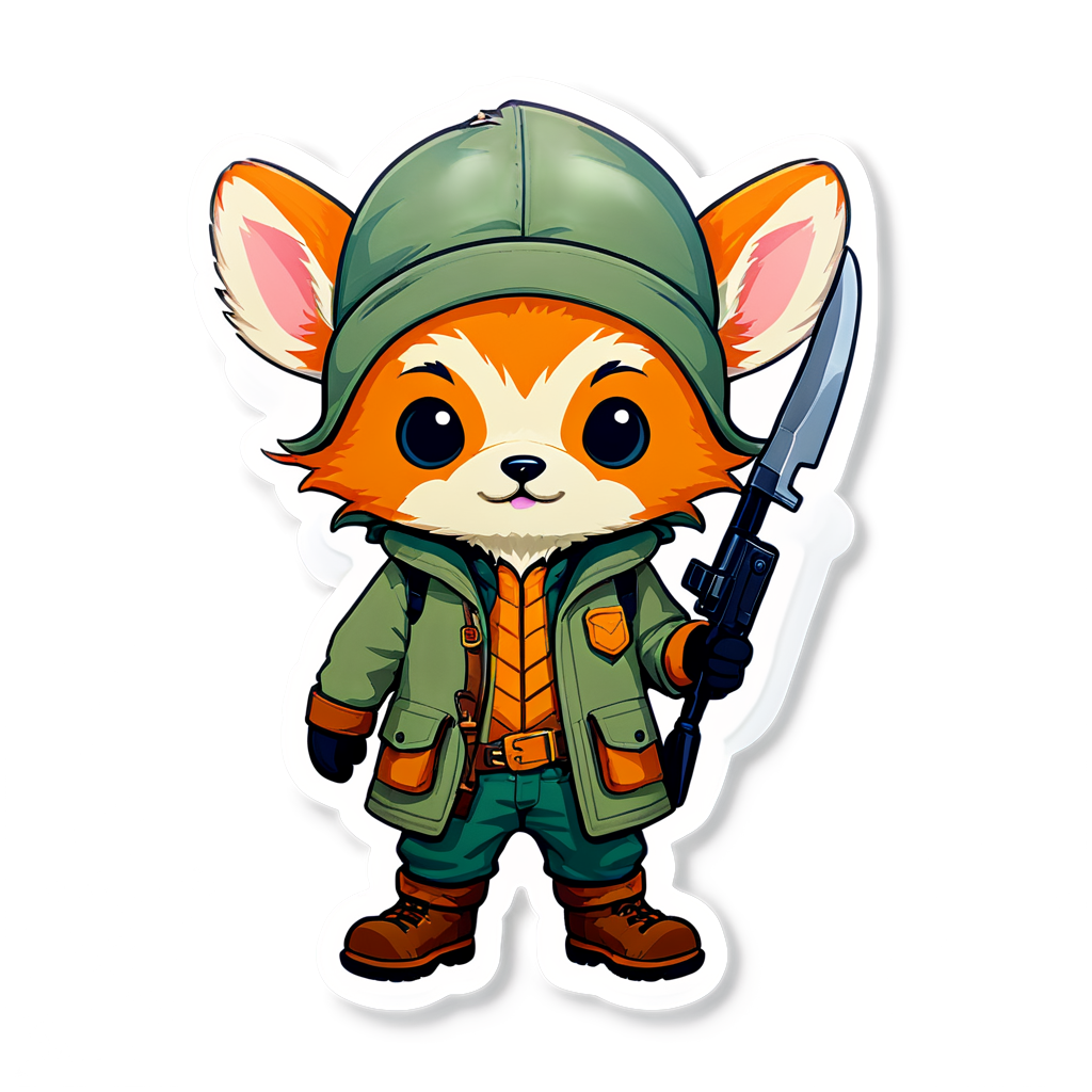 Cute Hunter's Sticker