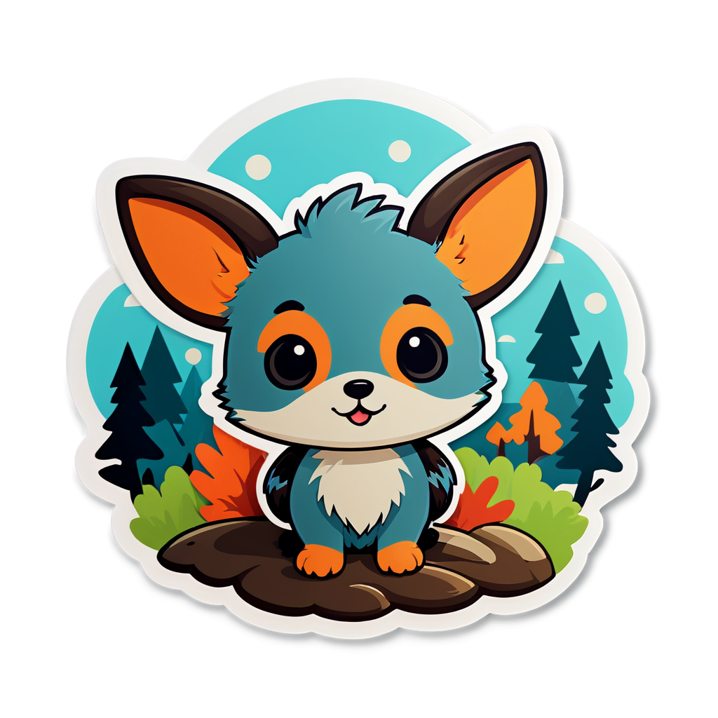 Cute Hunting Sticker