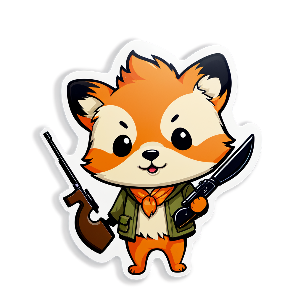 Cute Hunting Sticker