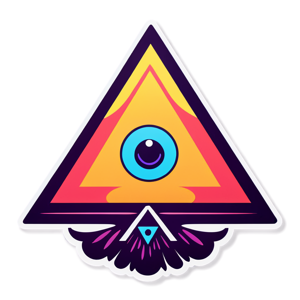 Cute Illuminati Sticker