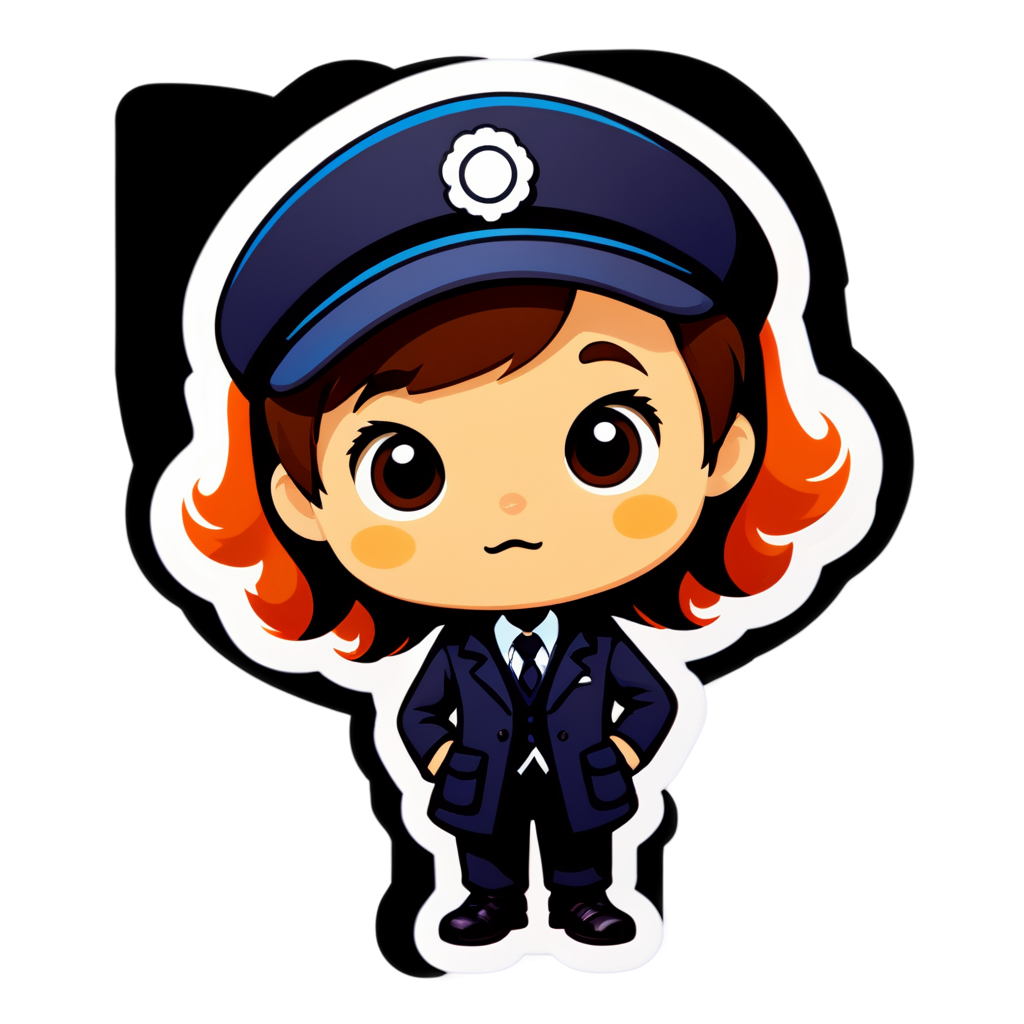 Cute Inspector Sticker