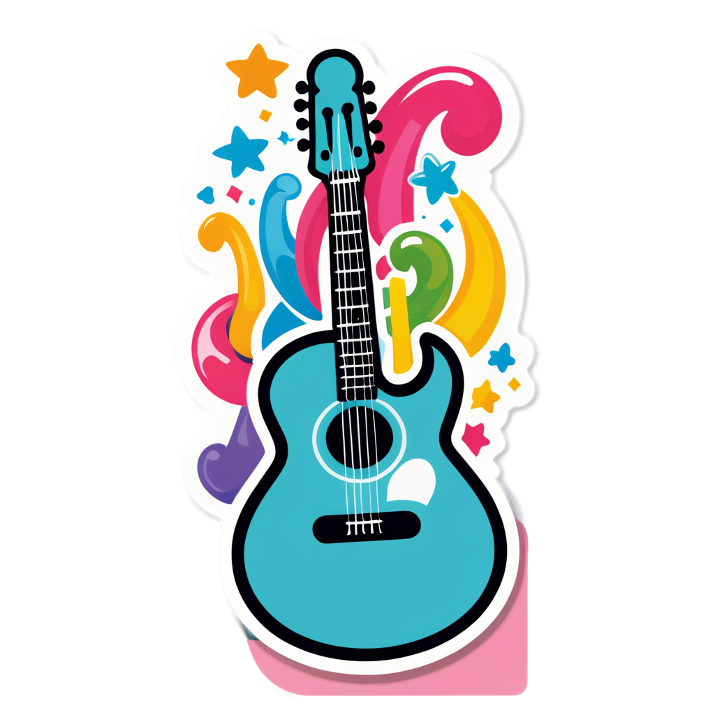 Cute Instrument Sticker