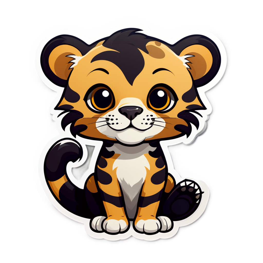 Cute Jaguar Sticker