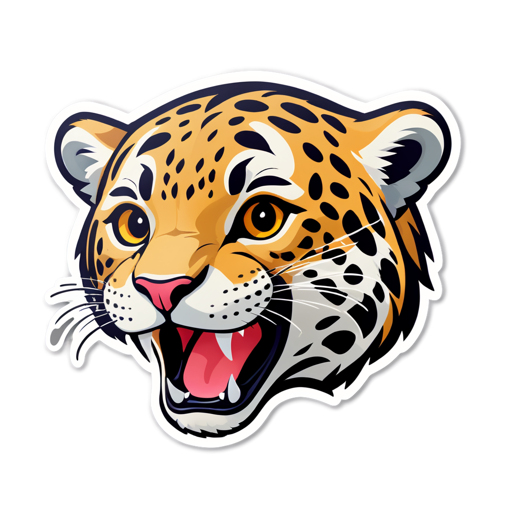 Cute Jaguar Sticker