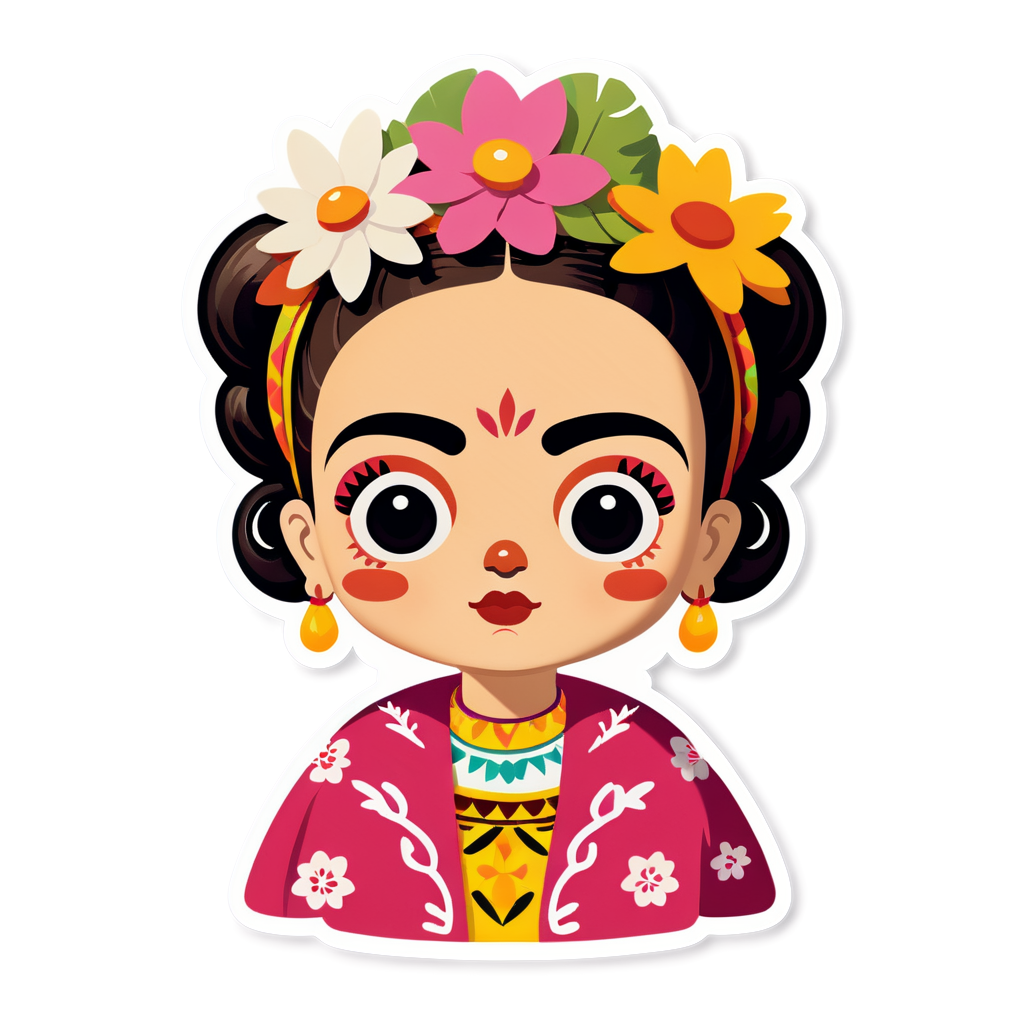 Cute Kahlo Sticker