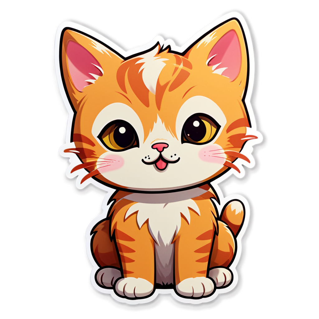 Cute Kitty Sticker