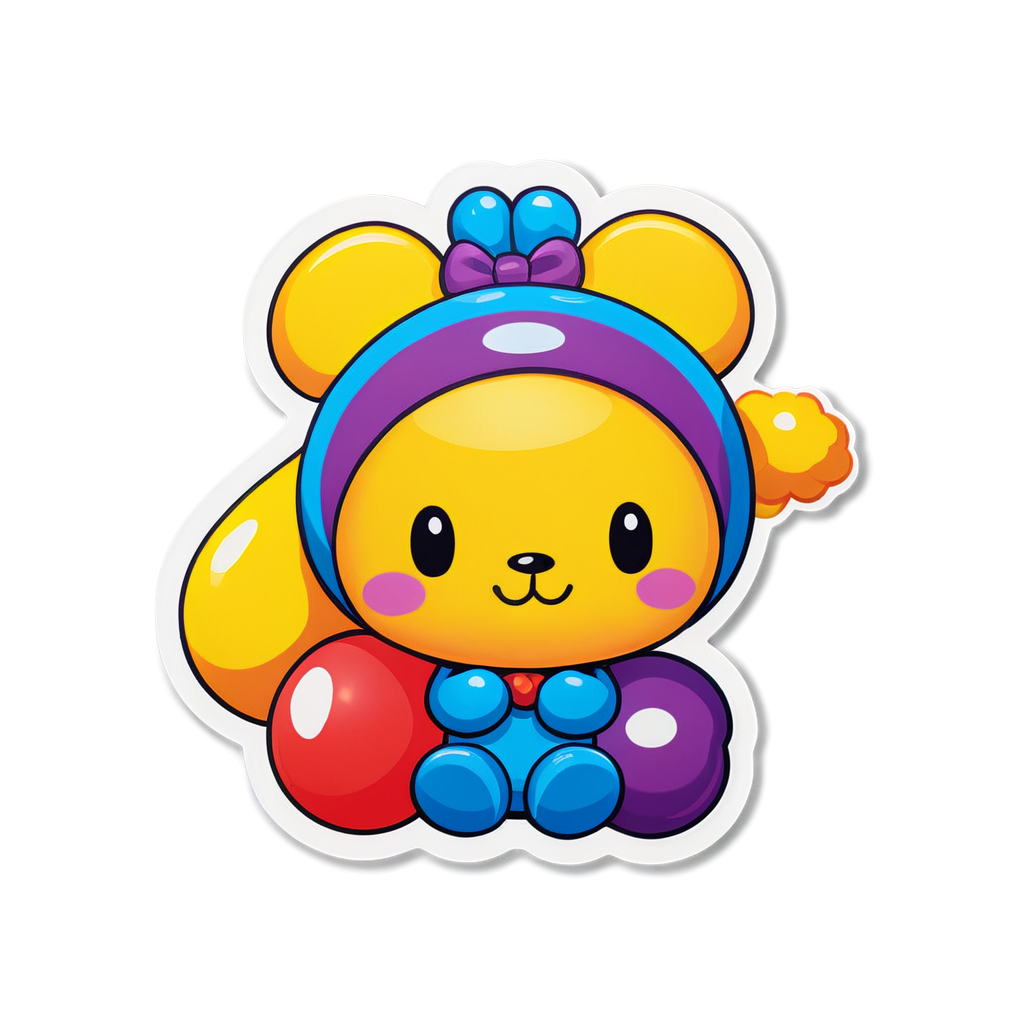 Cute Koons Sticker