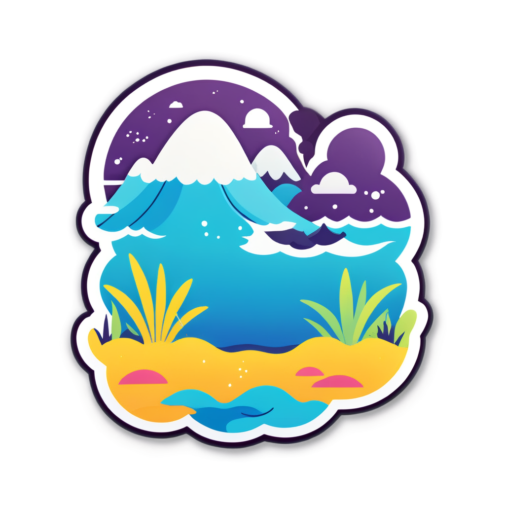 Cute Lagoon Sticker