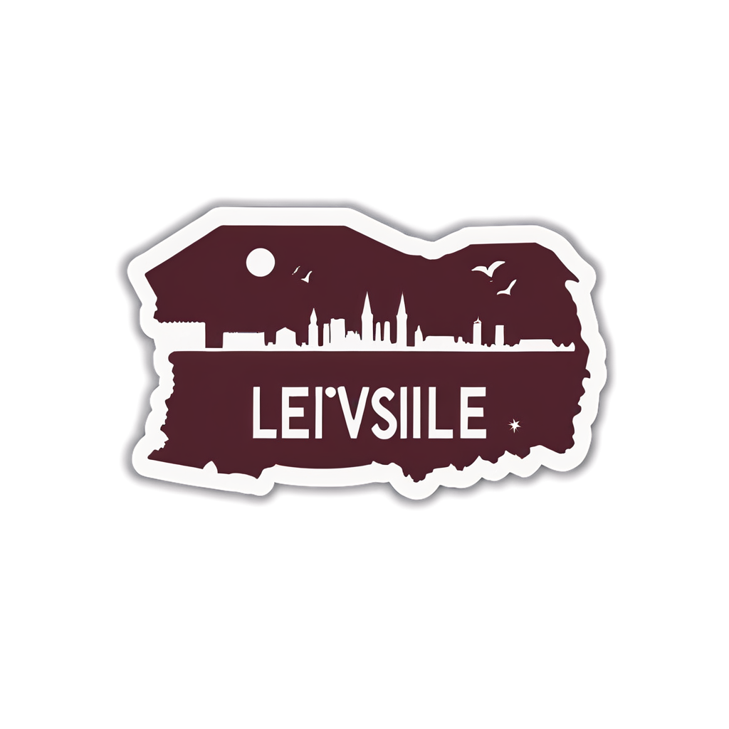 Cute Lewisville Sticker