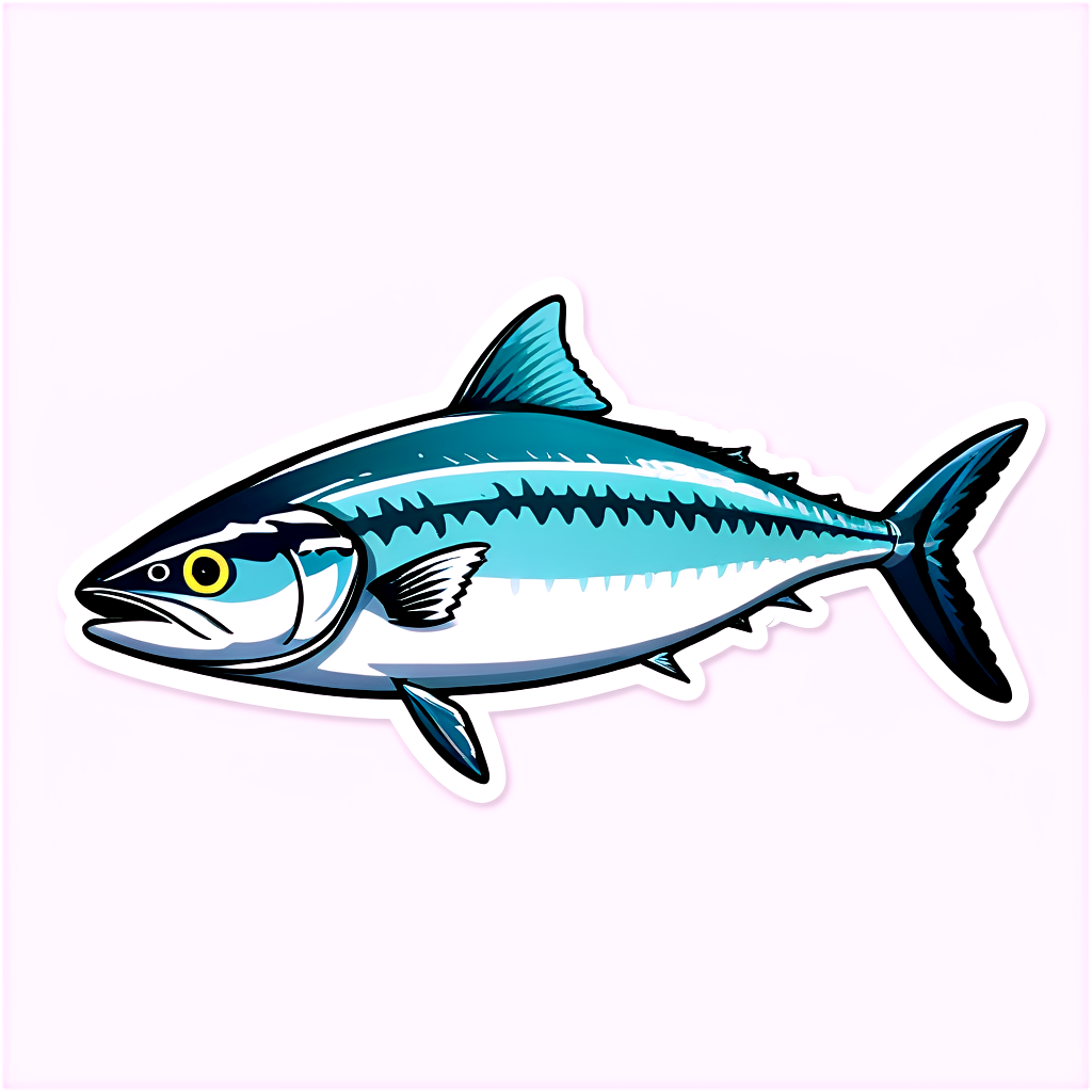 Cute Mackerel Sticker