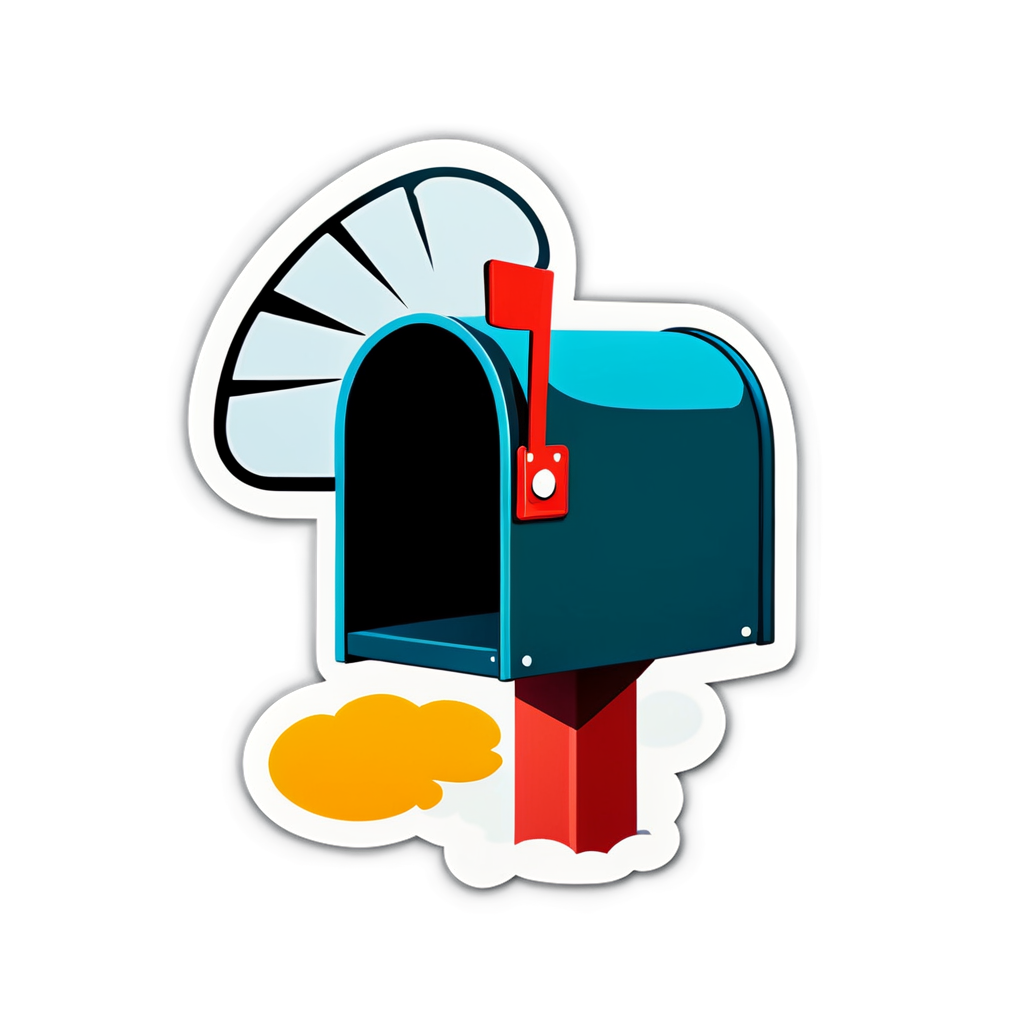 Cute Mailbox Sticker