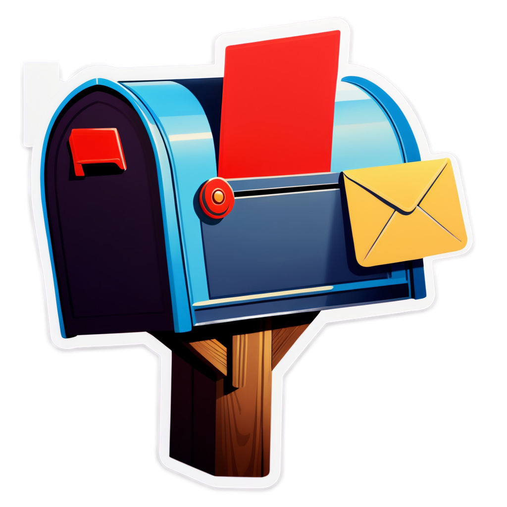 Cute Mailbox Sticker