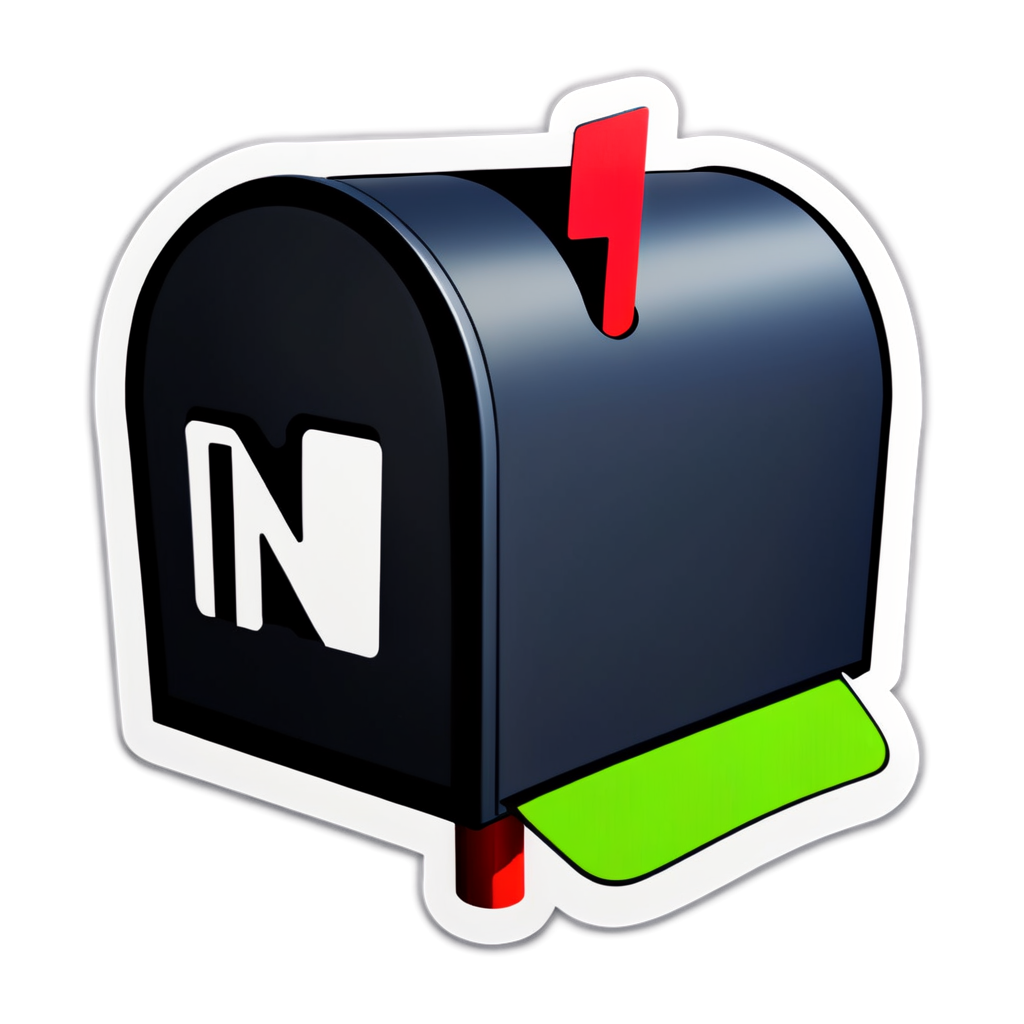 Cute Mailbox Sticker