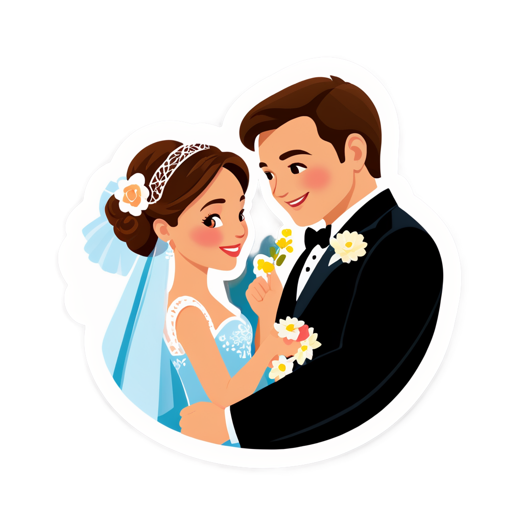 Marriage Sticker Ideas