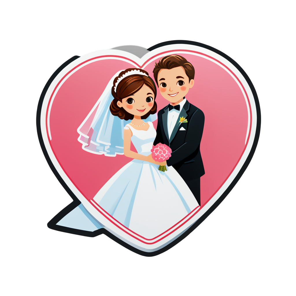 Marriage Sticker Ideas