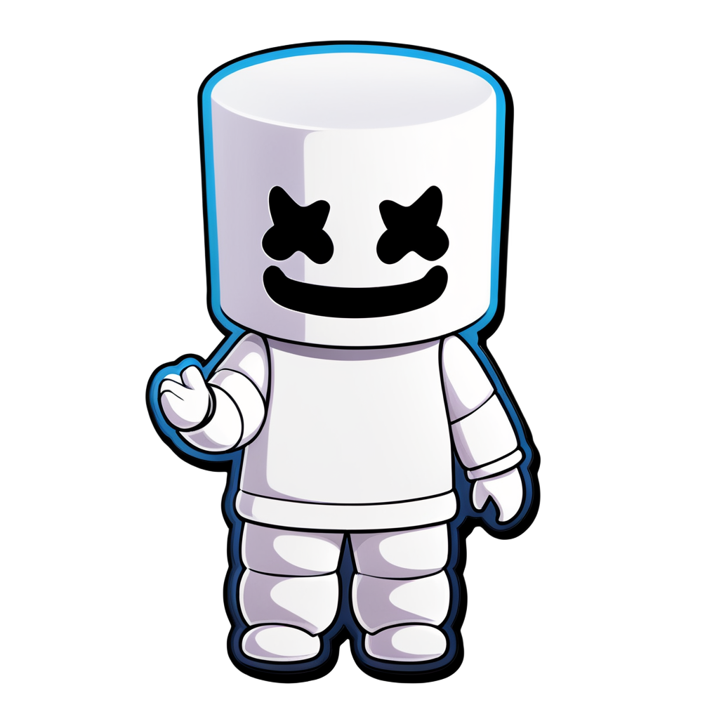 Marshmello Sticker Ideas