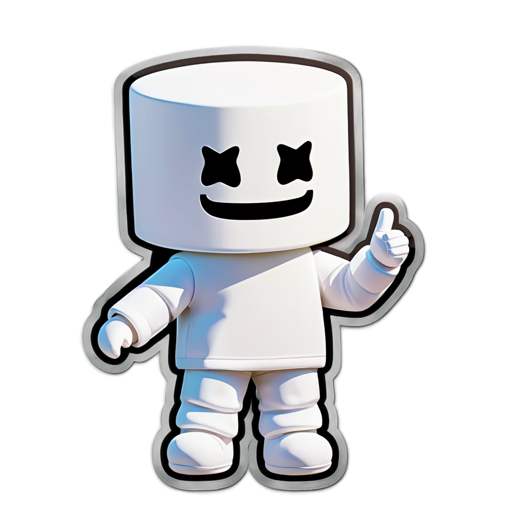 Marshmello Sticker Ideas