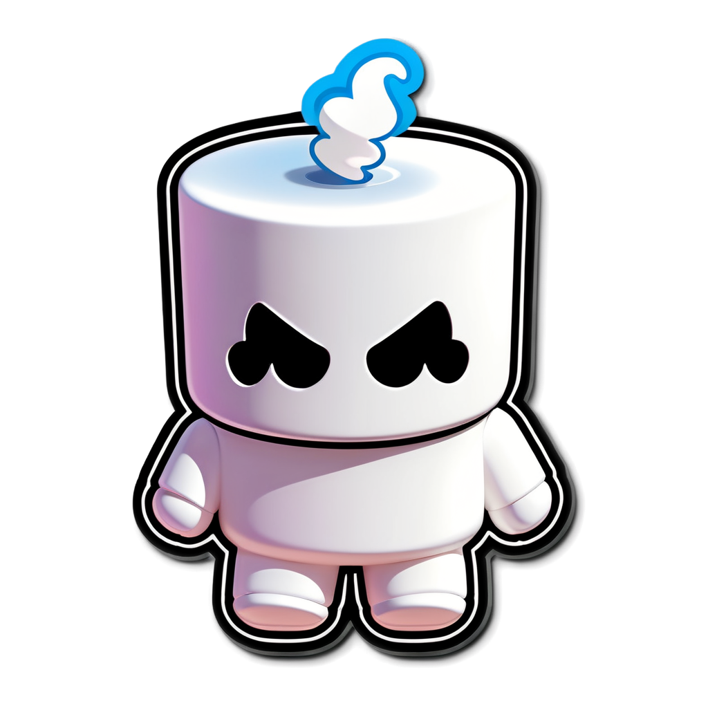 Cute Marshmello Sticker