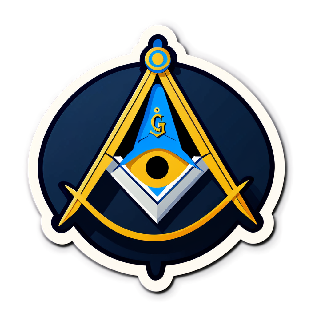 Cute Masonic Sticker