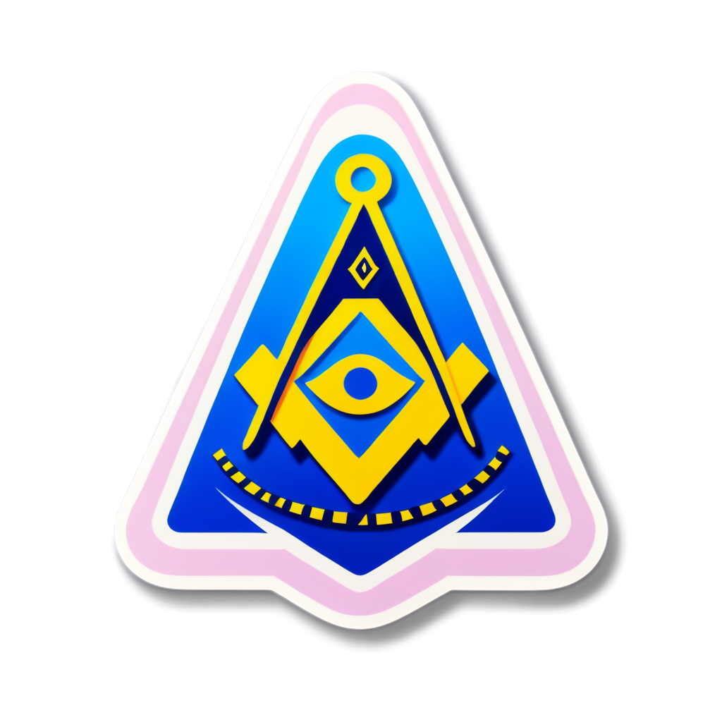 Cute Masonic Sticker