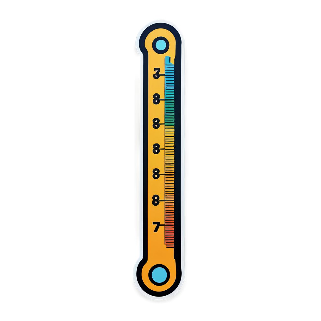 Cute Measuring Sticker